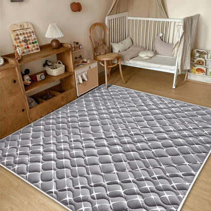Vibe bear Baby Play Mat 79" X 71", Premium Thicker Foam One-Piece Crawling Mat, Extra Large Anti
