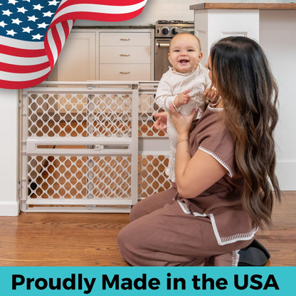 Toddleroo by North States - Supergate Ergo Baby Gate: Plastic Baby Gate for Stairs & Doorways