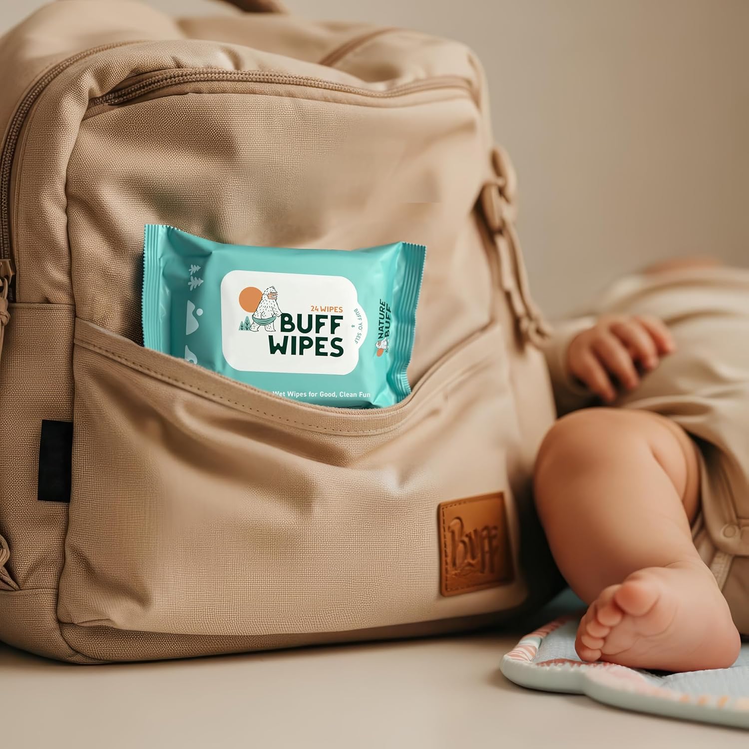 Multi-Use Wet Wipes for Babies & Adults - 99.7% Pure, Plastic-free, Biodegradable & Unscented Body