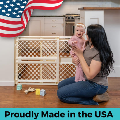 Toddleroo by North States - Supergate Ergo Baby Gate: Plastic Baby Gate for Stairs & Doorways