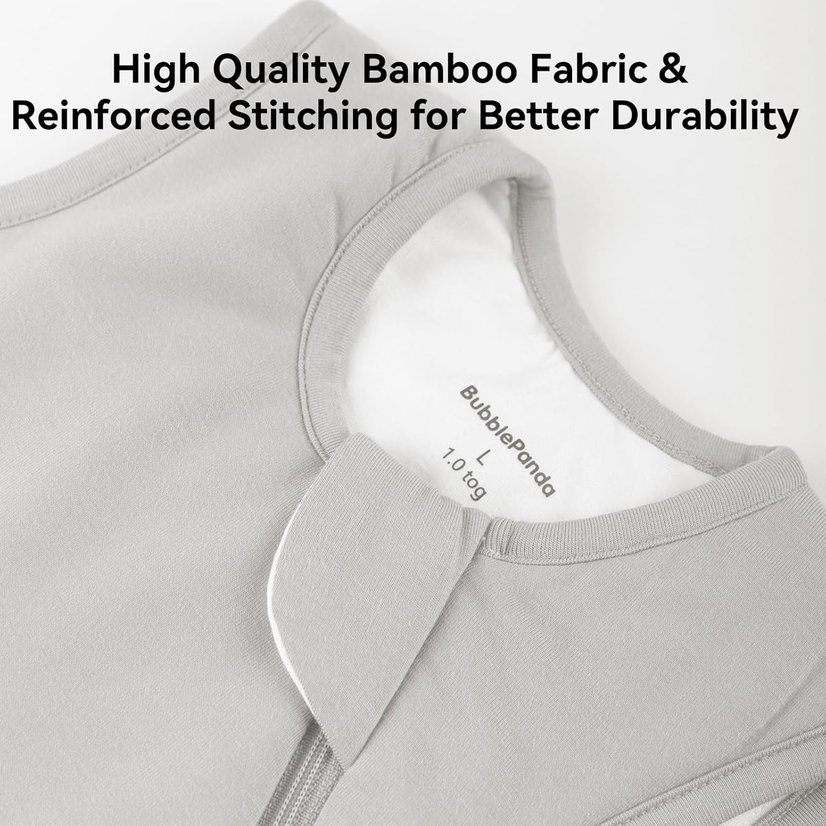 BubblePanda Rayon Made from Bamboo Sleep Sack 6-12 Months 0.5 Tog Soft Lightweight Toddler Sleep