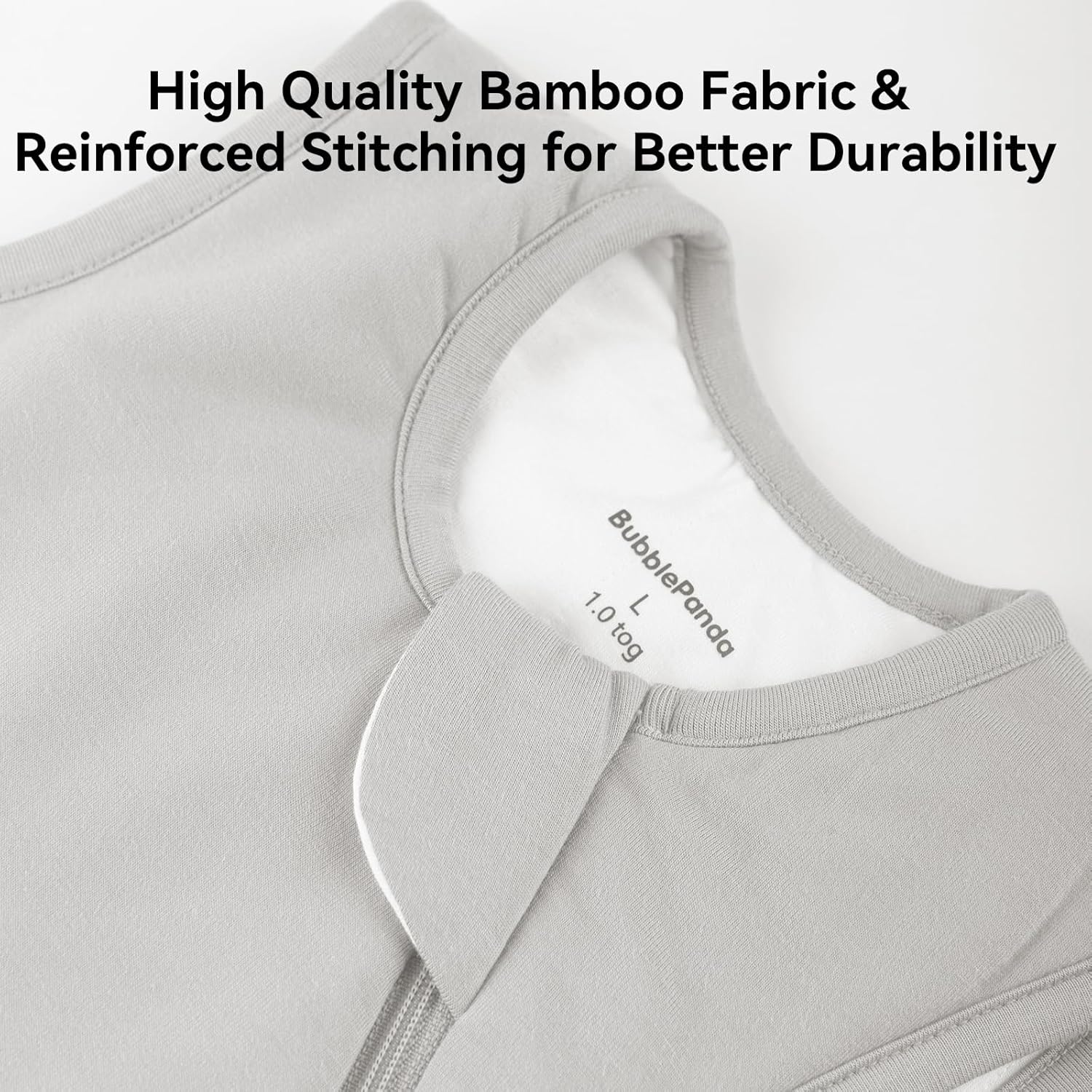 BubblePanda Rayon Made from Bamboo Sleep Sack 0-6 Months 0.5 Tog Soft Newborn Sleep Sack 3-6 Months