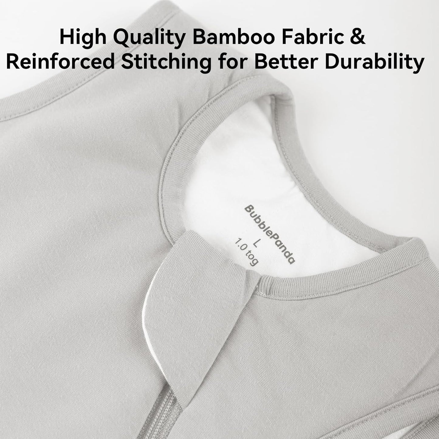 BubblePanda Rayon Made from Bamboo Sleep Sack 18-24 Months 0.5 Tog Soft Lightweight Toddler Sleep