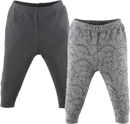 The Peanutshell 5 Pack Baby Boy or Girl Pants Set - 100% Cotton Toddler Pants, 0-24 Months for