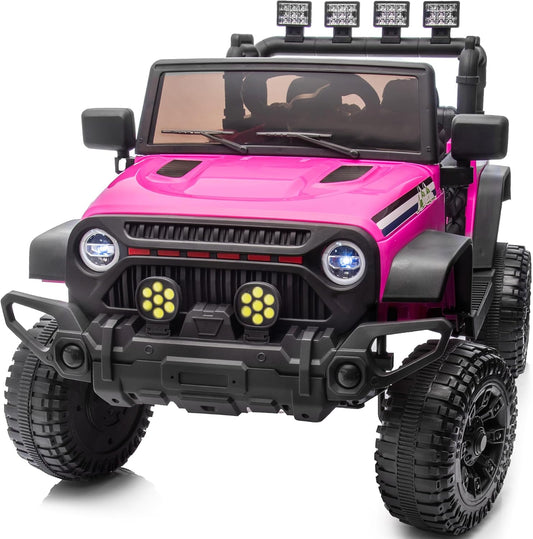 24V Kids Ride on Car, Kids Electric Vehicles Car Ride on Toy Truck for Toddlers w/Remote Control