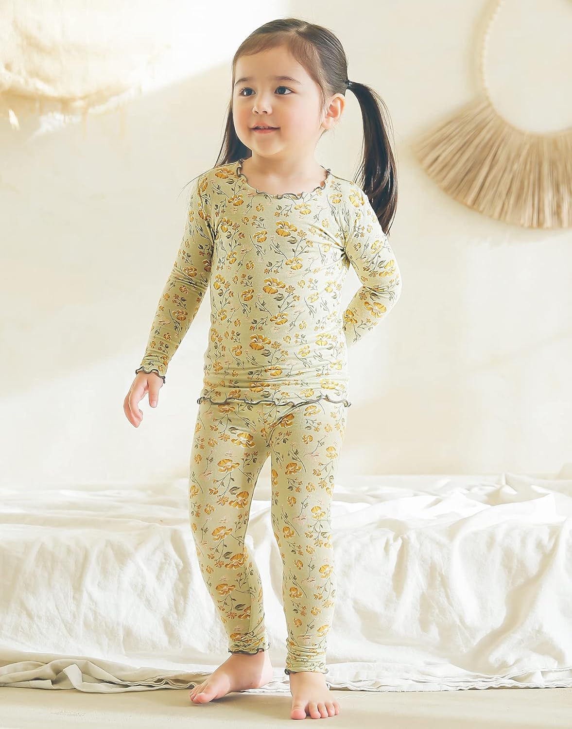 VAENAIT BABY 6M-12Y Kids Unisex Girls & Boys Soft Comfy Modal Tencel Sleepwear Pajamas 2pcs or 4pcs