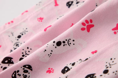 Cadidi Dinos Little Girls' Soft Cotton Underwear Kids Cool Breathable Comfort Panty Briefs Toddler