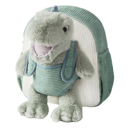 Moonkie Hug & Go Dinosaur Toddler Backpack – Soft Plush Bag with Take-Along Toy for Boys Aged 2–4 |