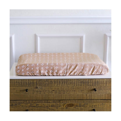 Crane Baby Stretchy Changing Pad Cover, Breathable Changing Pad Cover for Boys and Girls, Copper