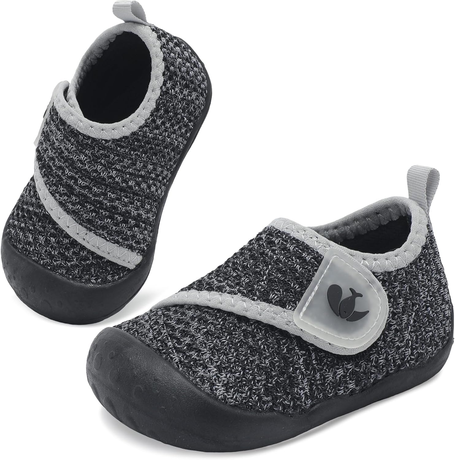 FEETCITY Baby First Walking Shoes Wide Baby Shoes Infant Sneakers Newborn Crib Shoe Barefoot