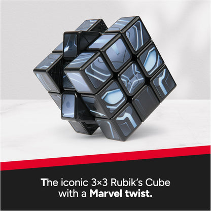Rubik’s Cube Black Panther Cuber, Problem-Solving Challenging Brain Teaser Collectible Black