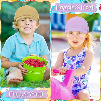 qikqik Baby Baseball Cap Toddler Baseball Hat with Mesh Infant Sun Hat UPF 50+ Baby Ball Cap