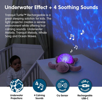 Cloud b Ocean Projector Nightlight with 2 White Noises & 2 Soothing Sounds | Adjustable Settings |