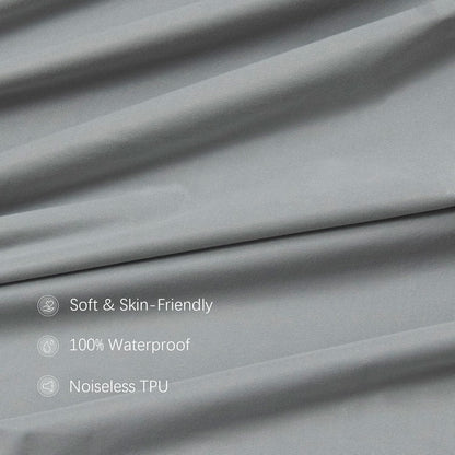 Biloban Mini Crib Sheets Fitted Waterproof 38'' x 24'', 2 Pack Mattress Protector Cover Fits for