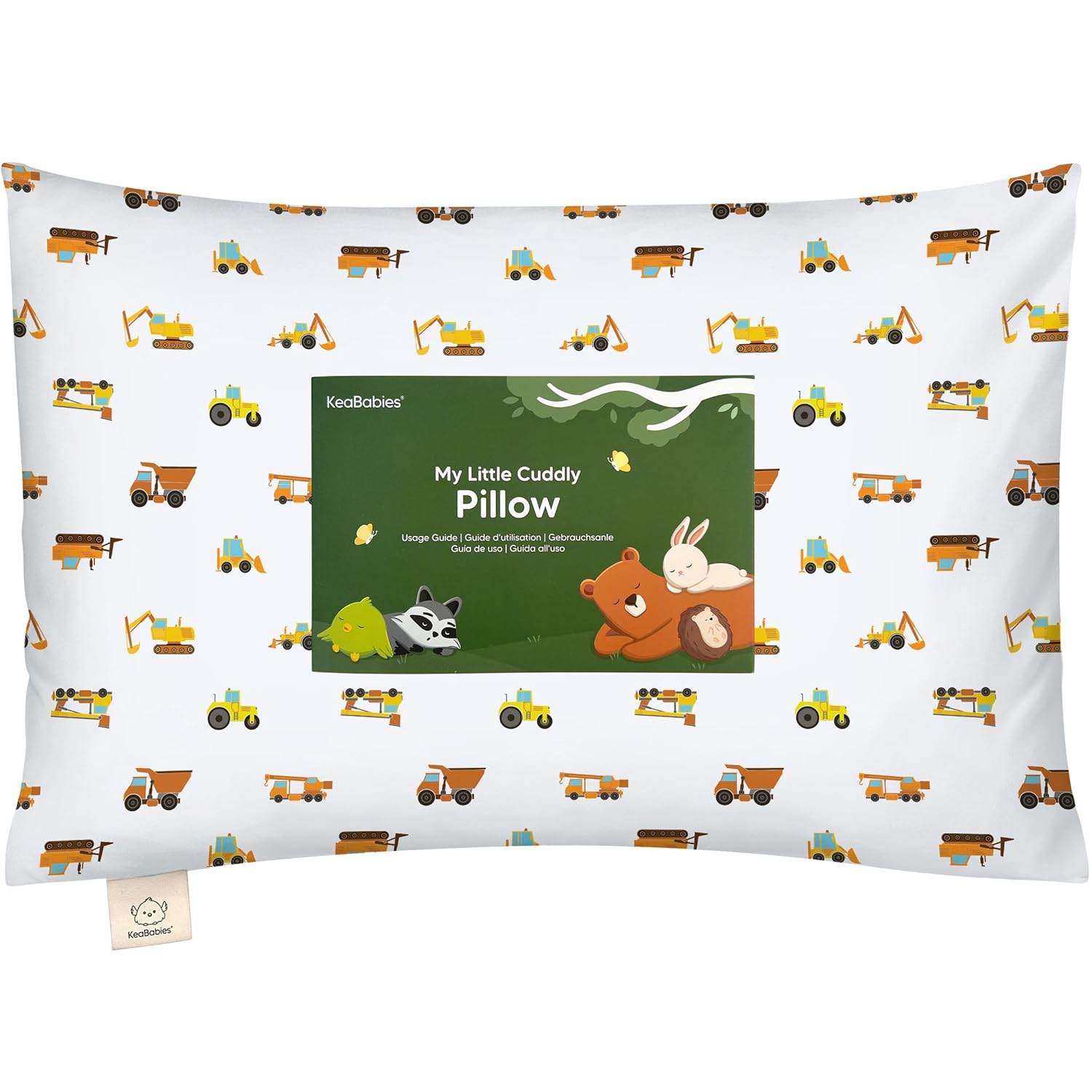 Toddler Pillow with Pillowcase - 13x18 My Little Cuddly Pillow, Viscose Derived From Bamboo Nursery
