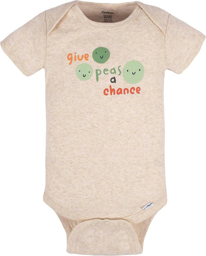 Gerber Baby 8-Pack Short Sleeve Onesie Bodysuits