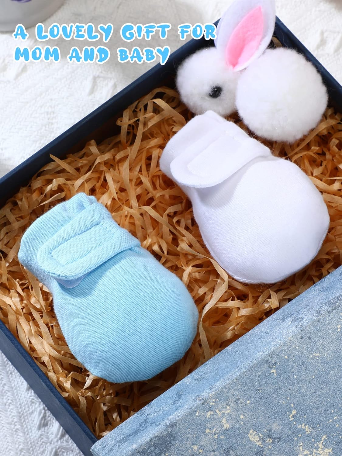 Newcotte 12 Pairs Adjustable Preemie Baby Mittens No Scratch Newborn Cotton Breathable Gloves Warm