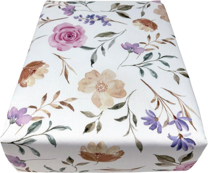 Organic All in One Crib Sheet and Mattress Protector - Waterproof Protectors - Reusable Washable