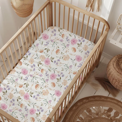 Organic All in One Crib Sheet and Mattress Protector - Waterproof Protectors - Reusable Washable