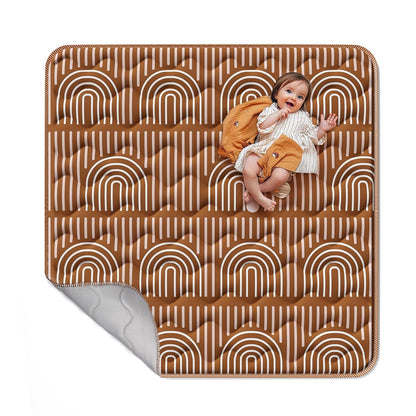 Soft Thicker Baby Mat for Floor 50"x50", Non-Slip Baby Play Mat, Easy to Clean 50x50 Playpen Mat