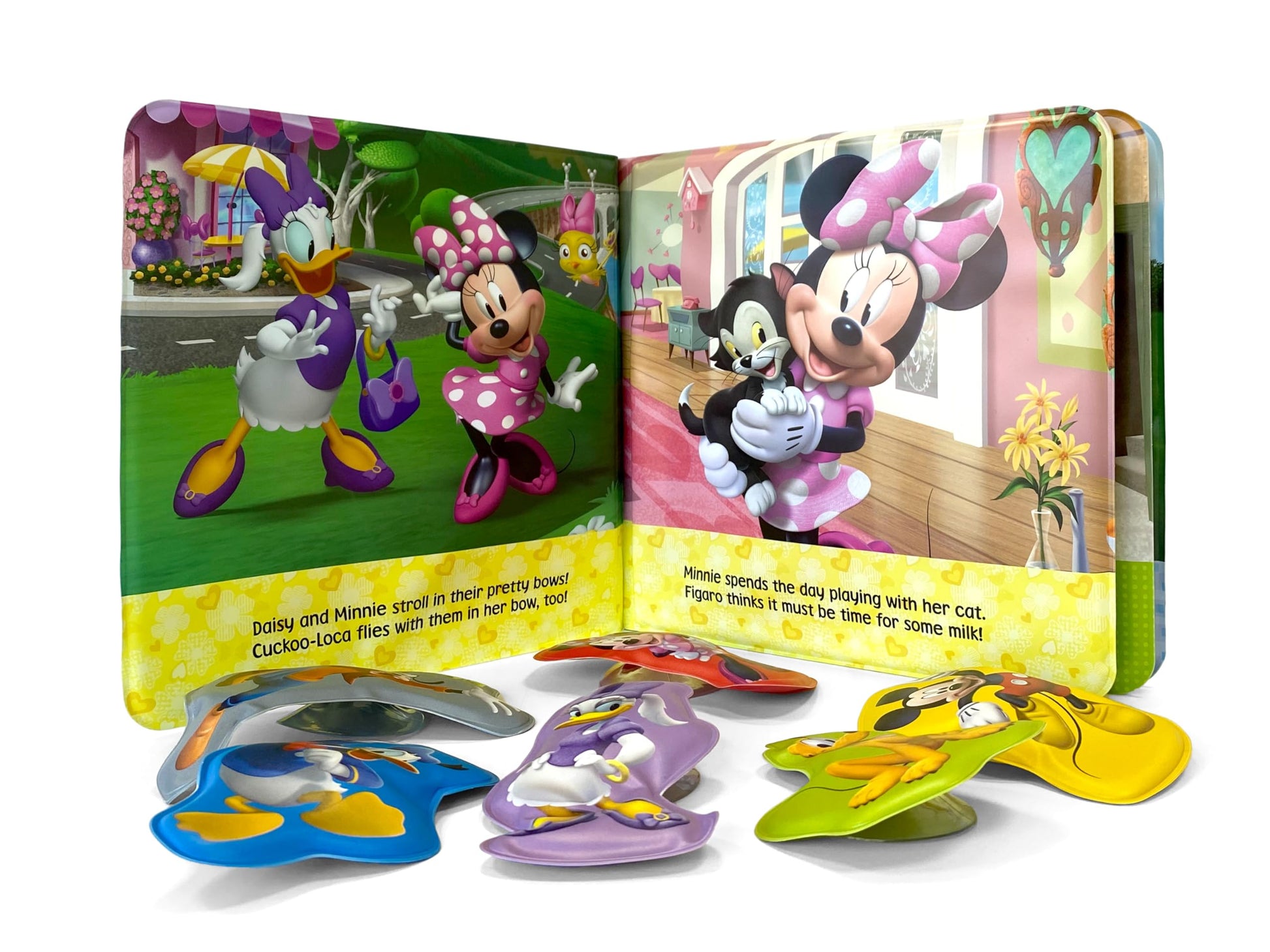 Disney Junior Mickey Bath Time Books - Activity Books for kids, Bath book, 6 Padded suction cups, 1