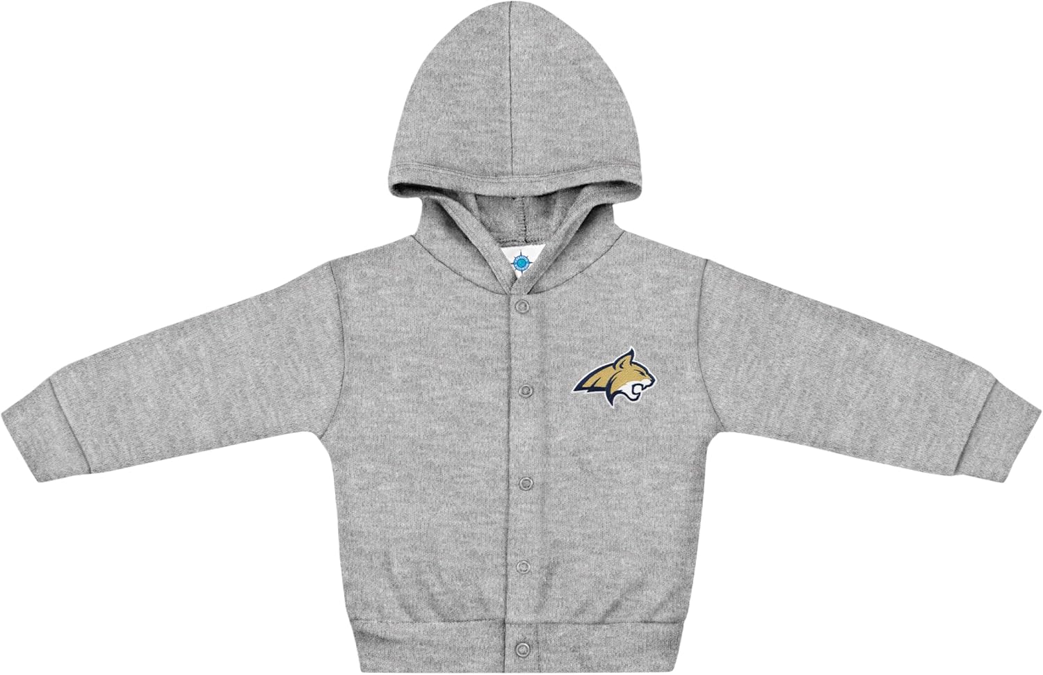 Creative Knitwear College Baby Snap Hooded Jacket - Team Logo, Multiple Colors, for Boys & Girls