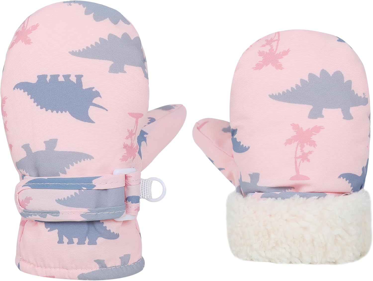 Toddler Gloves Kids Mittens Winter Warm Lined Fleece Gloves Waterproof Snow Baby Mitten for Boys