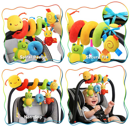 FPVERA Spiral Car Seat Toys for Babies 0-12 Months