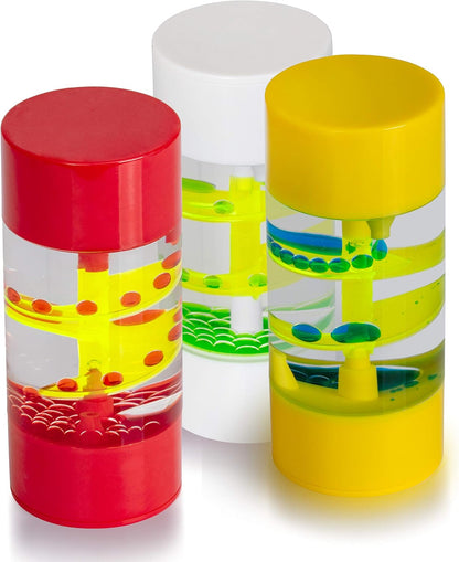 Big Mo's Toys Liquid Motion Spiral Timer Toy for Sensory Play - Relaxing Bubble Motion Autism ADHD