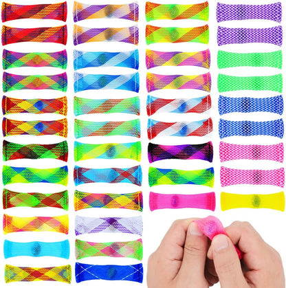 42 Pack Mixed Color Marble Mesh Fidget Toys,FIDGET TOY Stress Relieve toy, Focus Enhance, Marble