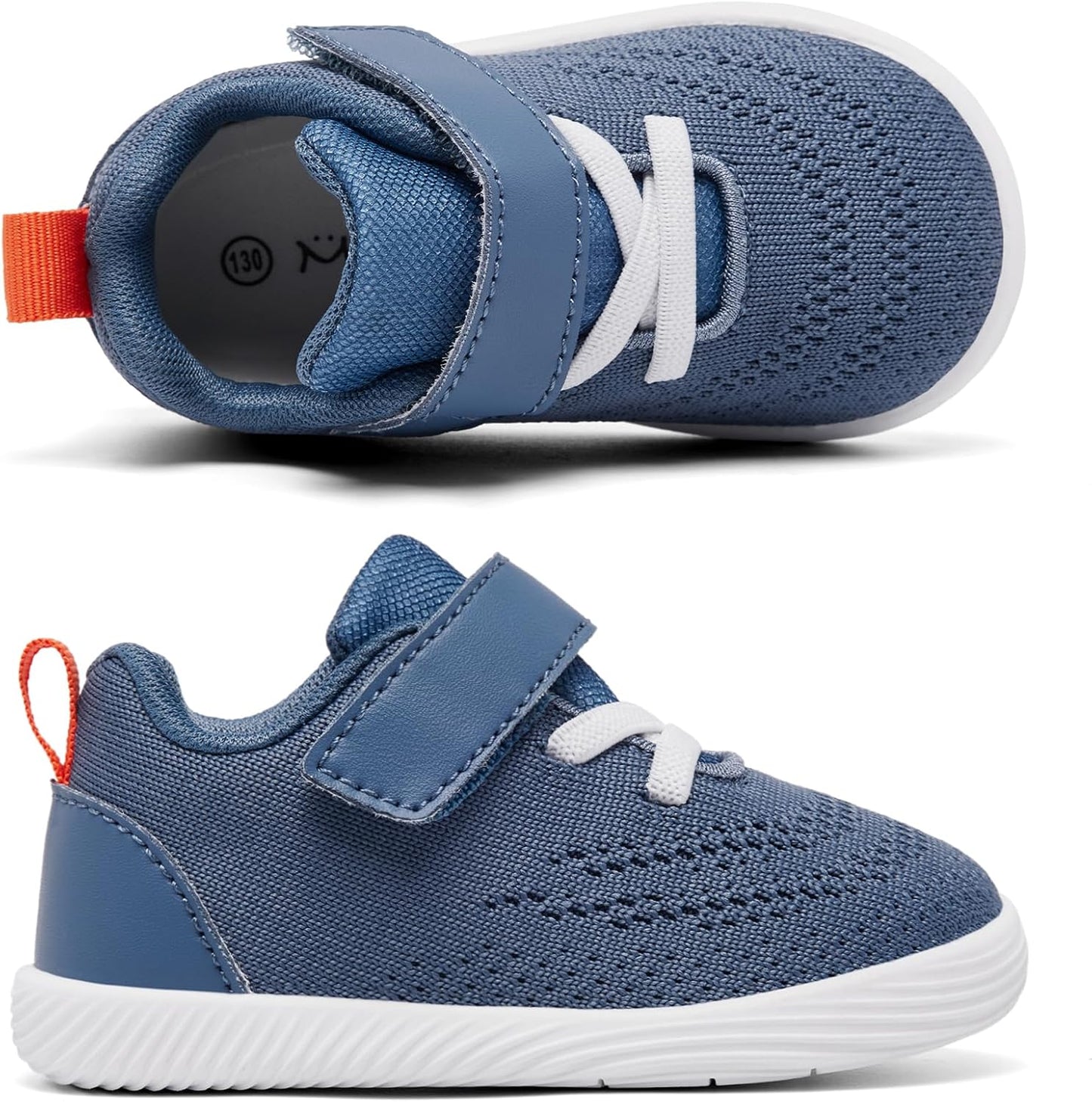 MORENDL Toddler Sneakers Baby Boys & Girls Barefoot Shoes Lightweight Breathable Walking Running