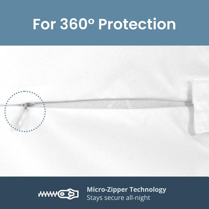 SafeRest Full Premium Waterproof Bed Bug Proof Mattress Encasement (fits 9-12in)