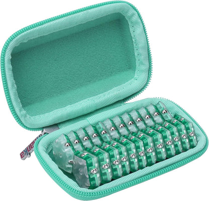 khanka Hard Carrying Case Replacement for Speks Geode Magnetic Fidget Sphere - Pentagons 12-Piece