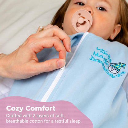 Magic Sleepsuit Baby Merlin's Cotton Baby Swaddle Transition Product - Soft and Cozy Design, Double