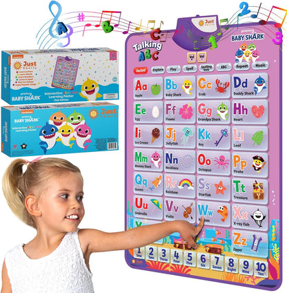 Pinkfong BabyShark Alphabet & Number Learning Toy for Girls Pink Edition | PinkFong Official Song