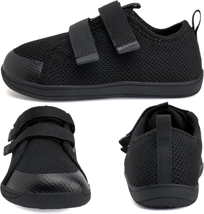 WateLves Toddler Little Kids Wide Barefoot Shoes The First Walking Shoes Girls Boys Breathable Zero