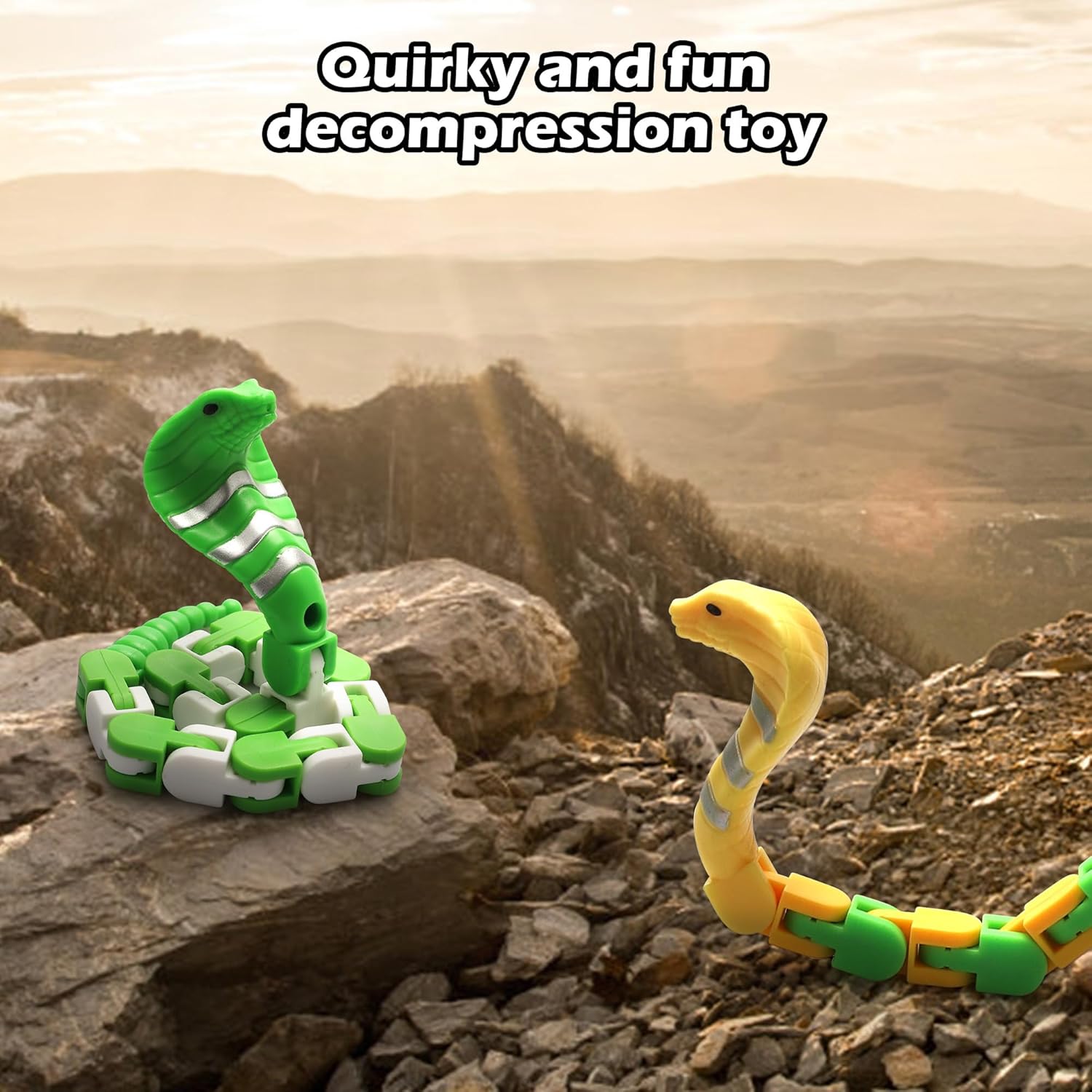 Snake Toys for Kids, Wacky Tracks Snake Fidget Toy for Toddlers, Transformable Snake Toys for Kids