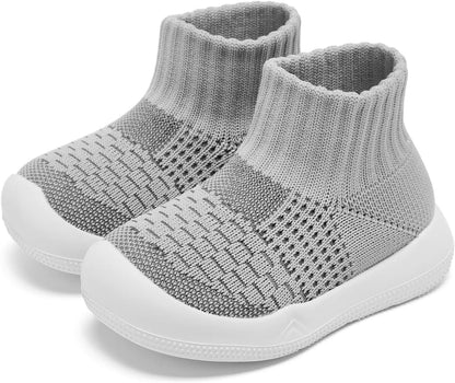 Eashi Baby Boy Girl Non-Skid Indoor Infant Walking Shoes Breathable Warm Elastic Sock Shoes with