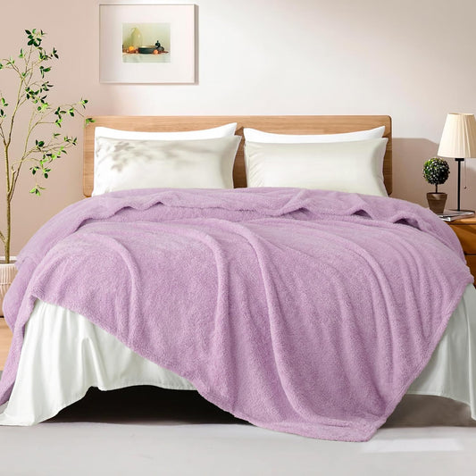 Exclusivo Mezcla Fleece Blanket for Couch, Soft and Cozy King Blankets for Women Men Girls Kids