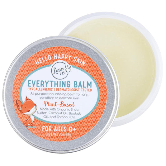 Lane & Co Everything Balm - Plant-Based Baby Care Balm for Diaper Rash, Cradle Cap, Chapped Lips