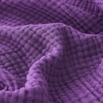 EMME Cotton Muslin Large Throw Blanket Couch Breathable Gauze Blanket Soft Lightweight Bed Blankets