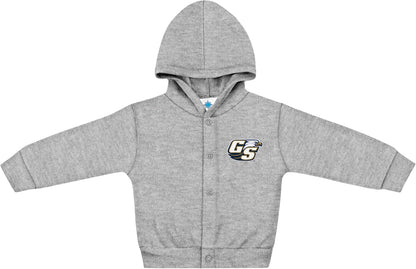 Creative Knitwear College Baby Snap Hooded Jacket - Team Logo, Multiple Colors, for Boys & Girls