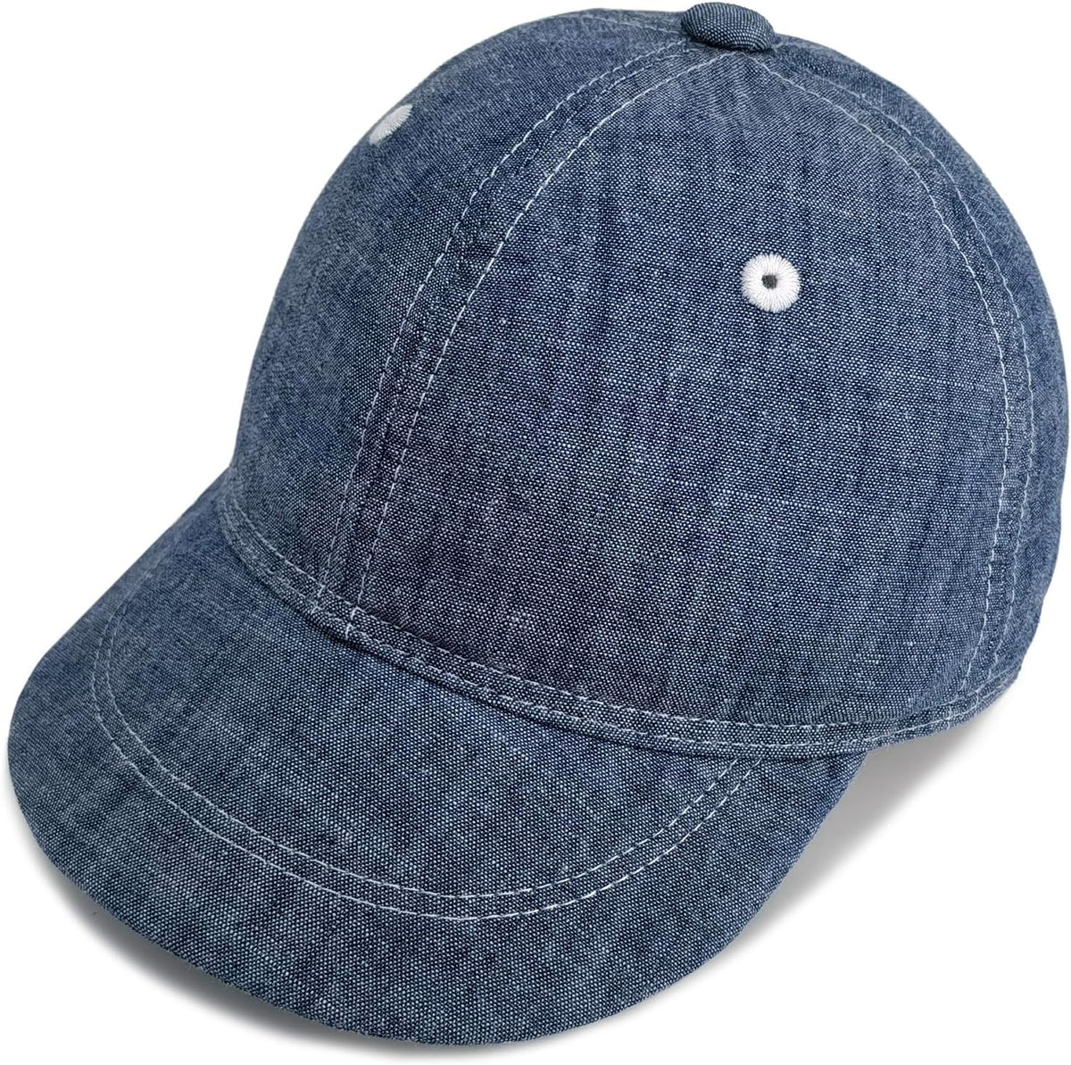Keepersheep Baby Baseball Cap Infant Sun Hat, Cotton Knit with Soft Brim, Adjustable Soft Newborn