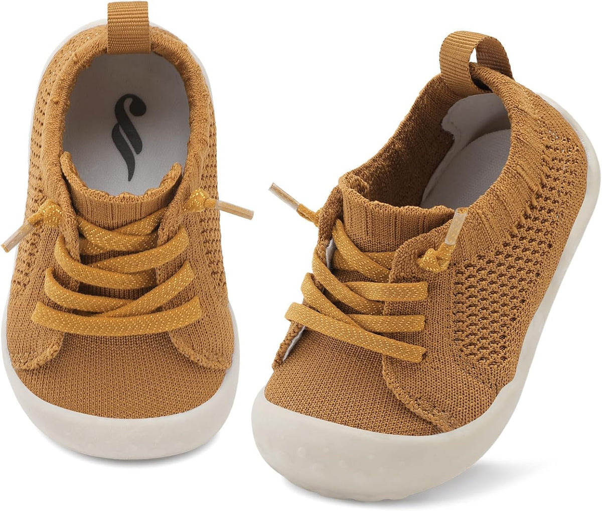 JIASUQI Baby Shoes for Toddler Boys Girls Sneakers Slip on Walking Shoes for Babies