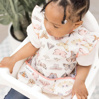 Tiny Twinkle Mess Proof Baby Bib - Waterproof & Lightweight Baby-Led Weaning Apron | 100% Recycled