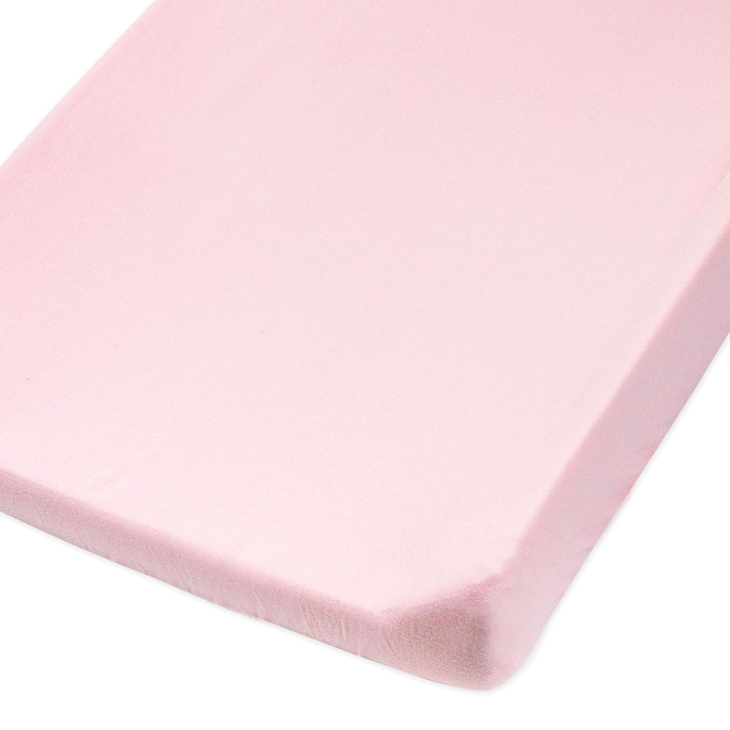 HonestBaby Organic Cotton Changing Pad Covers (Set of Two), Rose Blossom/Pink, One Size