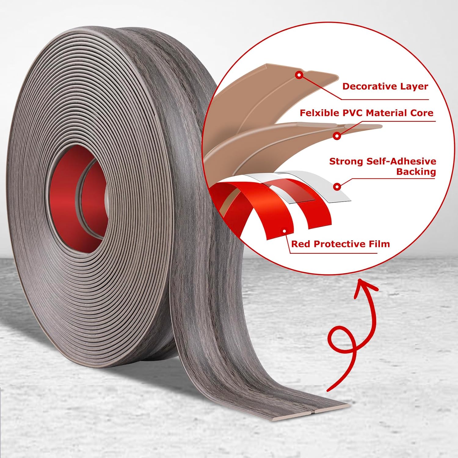 Flexible Wall Corner Protector Moulding Trim Peel and Stick Wall Corner Guards Edge Protector Self