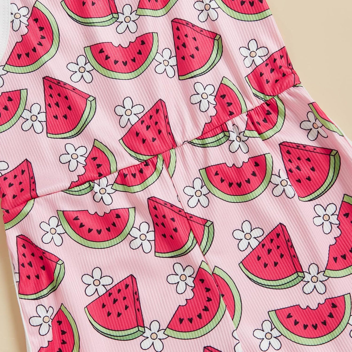 WZTYYDS Toddler Baby Girl Summer Clothes Floral Romper Tie-Up Strap Halter Jumpsuit Infant Summer