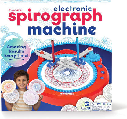 Spirograph Electric Machine - Arts and Crafts, Kids Toys, Art Supplies, Craft Supplies, Drawing