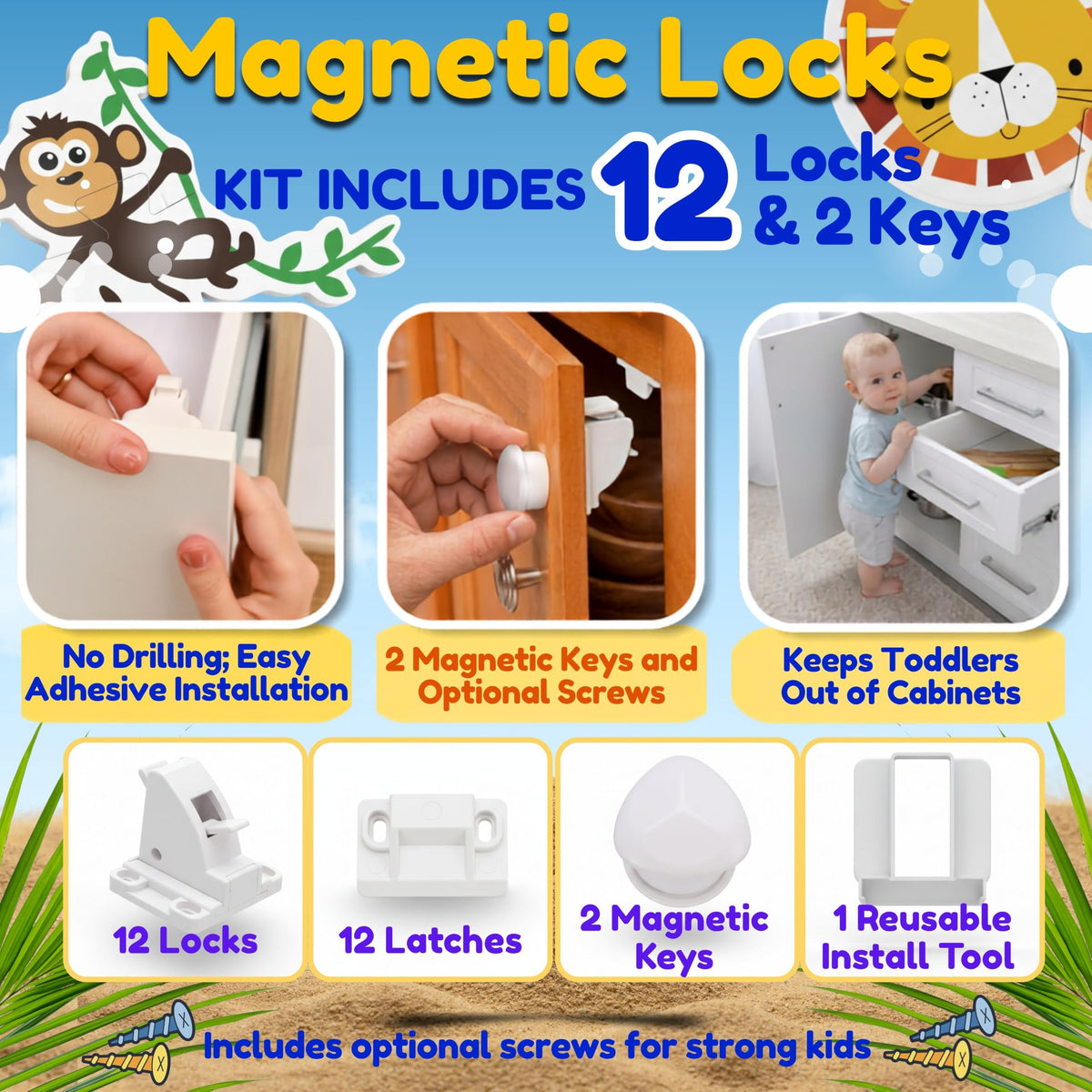 Baby Proofing Kit, All in One, Child Safety Kit, 67 Piece Pack